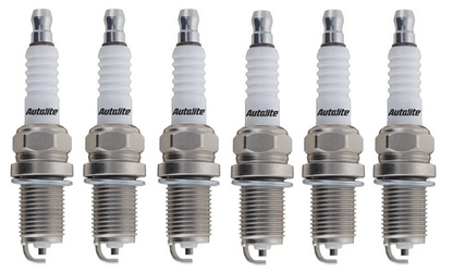 SET OF 6 AUTOLITE SPARK PLUGS TO SUIT JEEP CHEROKEE KK KJ EKG 3.7L V6