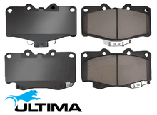 ULTIMA FRONT BRAKE PAD SET TO SUIT TOYOTA HILUX YN130R RZN169R RZN174R 3Y-E 3RZ-FE 2.0L 2.7L I4