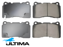 ULTIMA FRONT CERAMIC BRAKE PADS TO SUIT MITSUBISHI LANCER CJ 4B11T 2.0L I4 BREMBO CALIPER 217KW ONLY