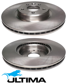 ULTIMA FRONT VENTED DISC BRAKE ROTORS FOR FORD FOCUS LV B5254T3 2.5L I5 EXCEPT RS MODEL OD 320MM