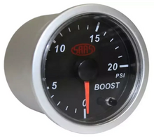 SAAS BLACK STREET SERIES DIESEL BOOST 0-20PSI 52MM GAUGE