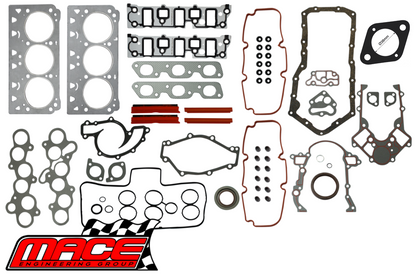 MACE FULL ENGINE GASKET KIT TO SUIT HOLDEN STATESMAN WH WK ECOTEC L36 3.8L V6 FROM 10/2000