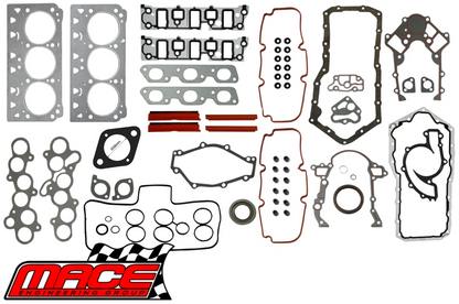 MACE FULL ENGINE GASKET KIT TO SUIT HOLDEN STATESMAN WH WK ECOTEC L36 3.8L V6 FROM 10/2000
