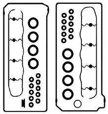 ROCKER COVER GASKET KIT TO SUIT FORD FALCON BA BF FG BOSS 260 290 5.4L V8