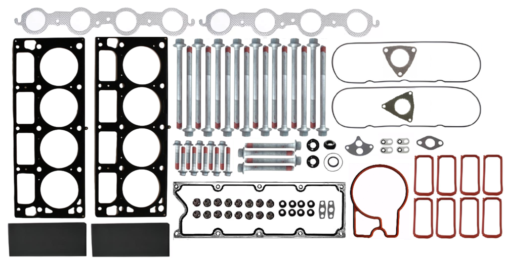 VALVE REGRIND GASKET SET AND HEAD BOLTS COMBO PACK FOR HSV GRANGE WH LS1 5.7L V8 TILL 09/03