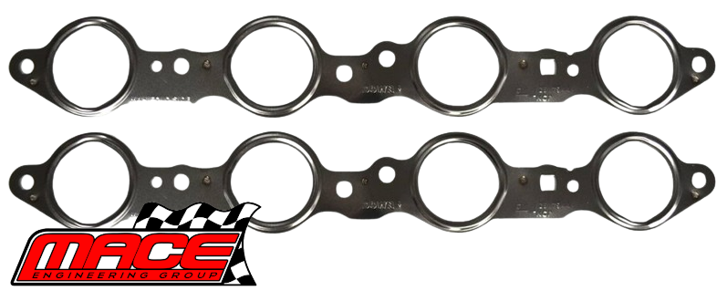 MACE MLS EXHAUST MANIFOLD GASKET SET TO SUIT HSV MALOO VU-VZ VE VF LS1 LS2 LS3 LSA 5.7L 6.0L 6.2L V8
