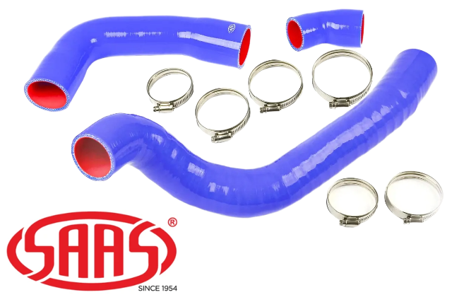 SAAS INTERCOOLER HOSE UPGRADE KIT TO SUIT MAZDA BT-50 UP UR P4AT TURBO DIESEL 2.2L I4