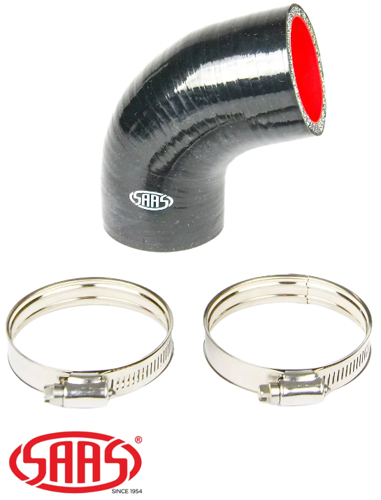 SAAS INTERCOOLER HOSE TO SUIT NISSAN NAVARA D22 YD25DDTI TURBO DIESEL 2.5L I4 SUITS 98KW