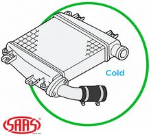 SAAS COLD SIDE INTERCOOLER HOSE TO SUIT NISSAN PATROL GU Y61 ZD30DDTI TURBO DIESEL 3.0L I4 FROM INTERCOOLER TO MID PIPE