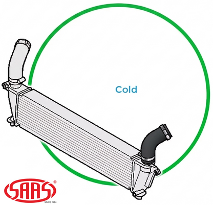 SAAS INTERCOOLER HOSE TO SUIT ISUZU MU-X UCR UCS RZ4E-TC 4JJ1-TC TURBO DIESEL 1.9L 3.0L I4