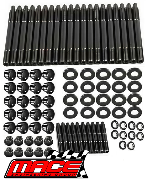 MACE 12MM HEAD STUD KIT FOR CHEVROLET CORVETTE C5 C6 LS1 LS2 LS3 LS6 LS7 LS9 S/C 5.7L 6.0 6.2 7.0 V8