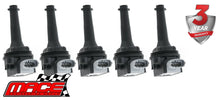 SET OF 5 MACE STANDARD REPLACEMENT IGNITION COILS TO SUIT FORD B5254T DURATEC TURBO 2.5L I5