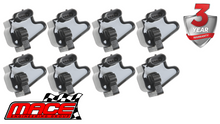 SET OF 8 MACE STANDARD REPLACEMENT IGNITION COILS TO SUIT CHEVROLET SILVERADO 2500 3500 L18 8.1L V8
