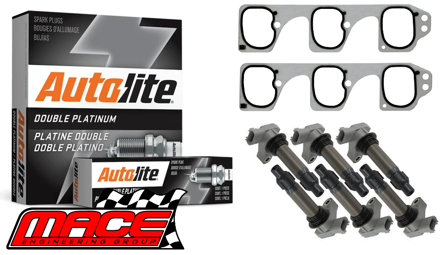 MACE IGNITION SERVICE KIT TO SUIT HOLDEN COMMODORE VZ VE ALLOYTEC LY7 LE0 LW2 3.6L V6 (FROM 08/2006)