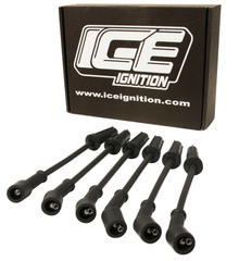 ICE 8MM RACE 1000 SERIES IGNITION LEADS TO SUIT MITSUBISHI PAJERO NF NG NH 6G72 3.0L V6