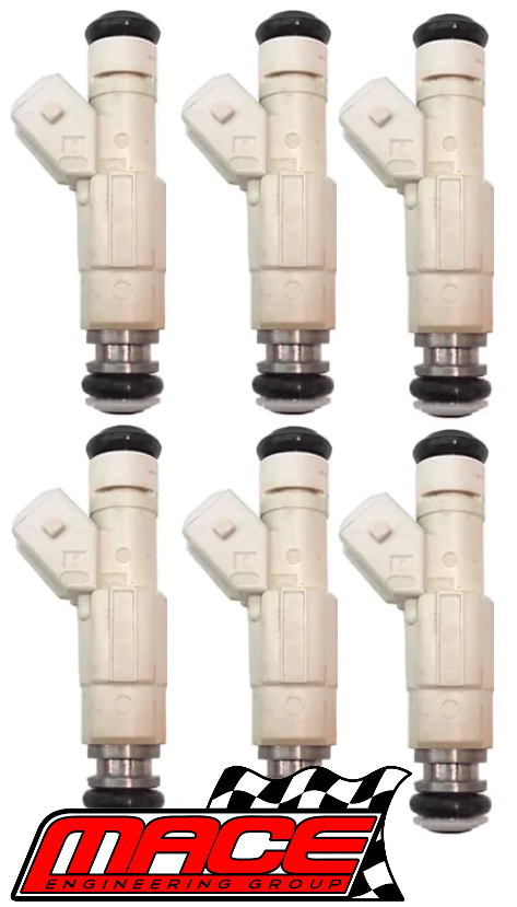 SET OF 6 MACE FUEL INJECTORS TO SUIT HOLDEN COMMODORE VT VX VY L67 SUPERCHARGED 3.8L V6