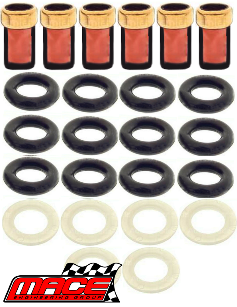 MACE FUEL INJECTOR REPAIR KIT TO SUIT FORD FAIRMONT BA BF BARRA E-GAS 182 190 4.0L I6