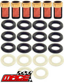 MACE FUEL INJECTOR REPAIR KIT TO SUIT FORD FAIRMONT BA BF BARRA E-GAS 182 190 4.0L I6