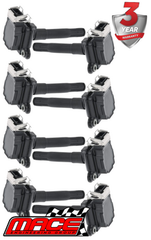 8 X MACE STANDARD REPLACEMENT IGNITION COIL TO SUIT AUDI A8 D2 ABZ 4.2L V8 FROM VIN F 4D-T000221