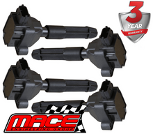 SET OF 4 MACE STANDARD REPLACEMENT IGNITION COILS TO SUIT MERCEDES BENZ SLK200 R170 M111.958 2.0L I4