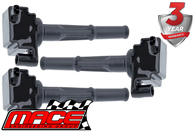 SET OF 3 MACE STANDARD REPLACEMENT IGNITION COILS TO SUIT TOYOTA PRADO VZJ95R 5VZ-FE 3.4L V6