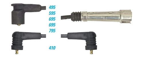 7MM IGNITION LEADS TO SUIT AUDI 200T C3 KG MC TURBO 2.1L 2.2L I5