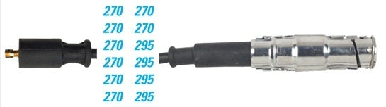 7MM IGNITION LEADS TO SUIT MERCEDES BENZ CLK320 C208 A208 C209 A209 M112.940 M112.955 3.2L V6