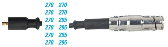 7MM IGNITION LEADS TO SUIT MERCEDES BENZ M112.940 M112.955 M112.941 M112.949 M112.942 3.2L V6