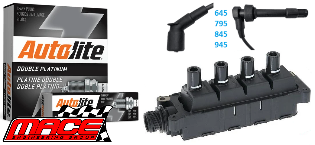 MACE IGNITION SERVICE KIT TO SUIT BMW 3 SERIES 318IS M42B18 M44B19 1.8L 1.9L I4 FROM 10/1993