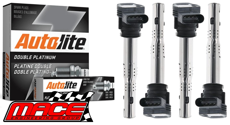 MACE IGNITION SERVICE KIT TO SUIT AUDI CDNC BZC CDLC CDLB TURBO 2.0L I4
