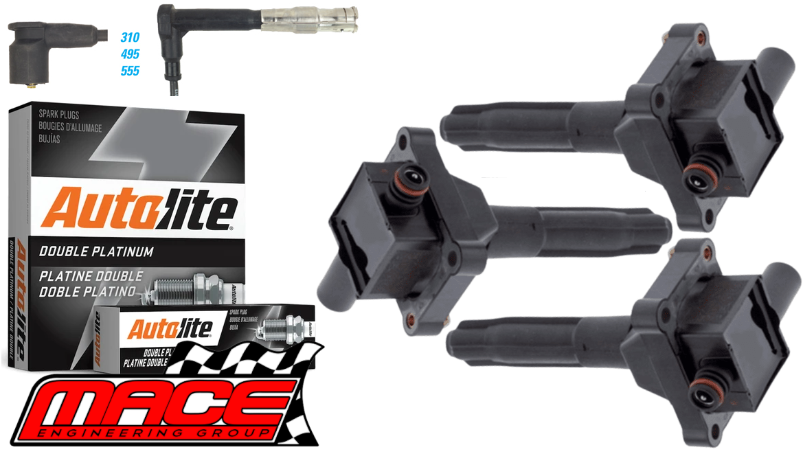 MACE IGNITION SERVICE KIT TO SUIT MERCEDES BENZ S280 W140 M104.944 2.8L I6