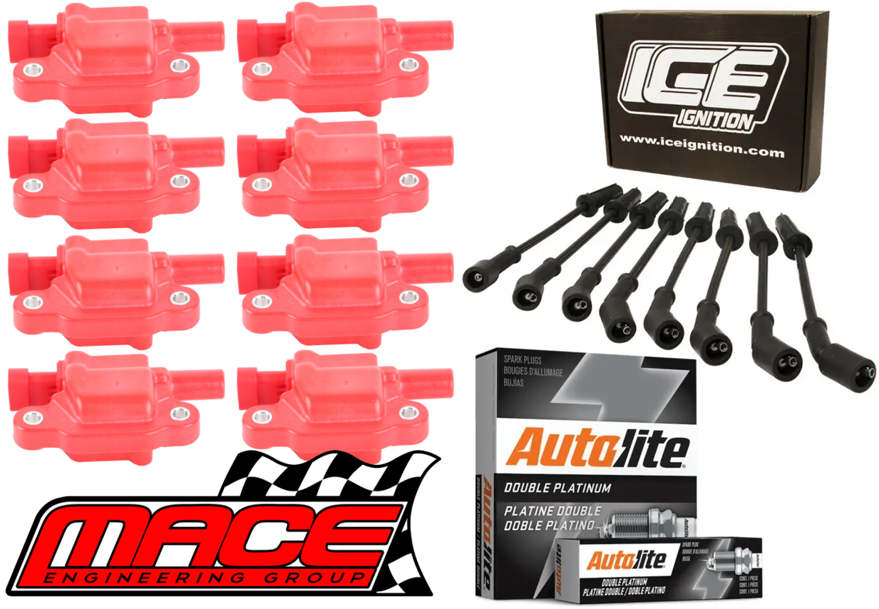 MACE HIGH VOLTAGE IGNITION SERVICE KIT TO SUIT HOLDEN CALAIS VE VF L76 L77 6.0L V8 WITH AFM