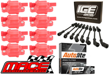 MACE HIGH VOLTAGE IGNITION SERVICE KIT TO SUIT HOLDEN STATESMAN WM L76 6.0L V8 WITH AFM