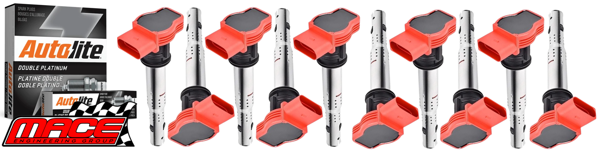 MACE IGNITION SERVICE KIT TO SUIT AUDI R8 42 CTPA CTYA 5.2L V10