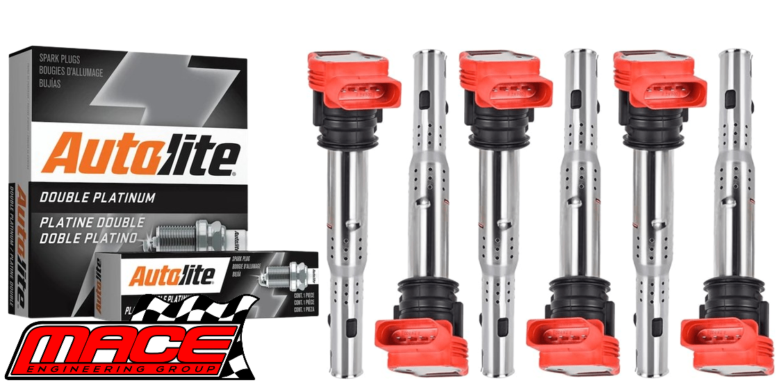 MACE IGNITION SERVICE KIT TO SUIT AUDI CTVA CJTB SUPERCHARGED 3.0L V6