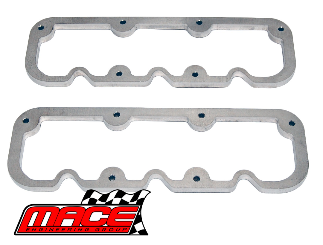 PAIR OF MACE 12MM ROCKER COVER SPACERS TO SUIT HOLDEN L67 SUPERCHARGED 3.8L V6