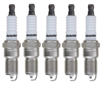 SET OF 5 AUTOLITE SPARK PLUGS TO SUIT FORDÂ FOCUS LS LT LV B5254T B5254T3 TURBO 2.5L I5