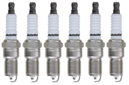 SET OF 6 AUTOLITE SPARK PLUGS TO SUIT LAND ROVER FREELANDER 2 L359 B6324S 3.2L I6