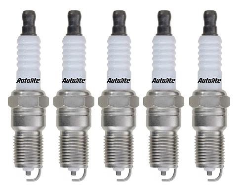 SET OF 5 AUTOLITE IRIDIUM SPARK PLUGS TO SUIT AUDI 200T C3 KG TURBO 2.1L I5