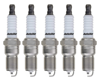 SET OF 5 AUTOLITE IRIDIUM SPARK PLUGS TO SUIT AUDI 200T C3 KG TURBO 2.1L I5