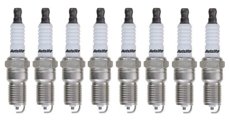 SET OF 8 AUTOLITE SPARK PLUGS TO SUIT MERCEDES BENZ 560SEC C126 M117.968 5.5L V8