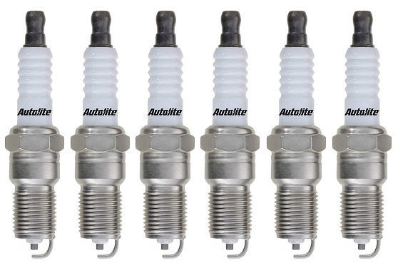 SET OF 6 AUTOLITE SPARK PLUGS TO SUIT MAZDA MPV LV JEE 3.0L V6 TILL 03/1996