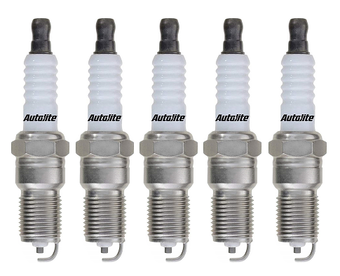 SET OF 5 AUTOLITE SPARK PLUGS TO SUIT AUDI 80 B4 NG 2.3L I5