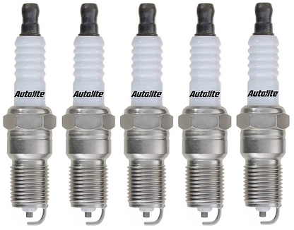 SET OF 5 AUTOLITE SPARK PLUGS TO SUIT VOLVO V70 P80 B5254T TURBO 2.4L I5