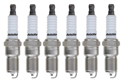 SET OF 6 AUTOLITE SPARK PLUGS TO SUIT SAAB 900 B258I 2.5L V6