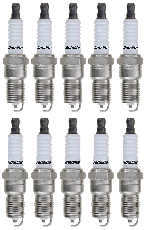 SET OF 10 AUTOLITE IRIDIUM SPARK PLUGS TO SUIT BMW S85B50 S85B50A 5.0L V10