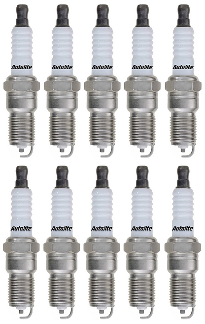 SET OF 10 AUTOLITE IRIDIUM SPARK PLUGS TO SUIT BMW S85B50 S85B50A 5.0L V10