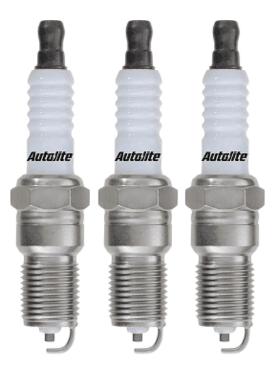 SET OF 3 AUTOLITE SPARK PLUGS TO SUIT DAIHATSU EF-EL 0.7L I3