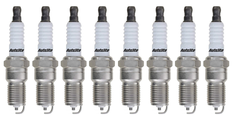 SET OF 8 AUTOLITE SPARK PLUGS TO SUIT JEEP EVA 3Y5 4.7L V8