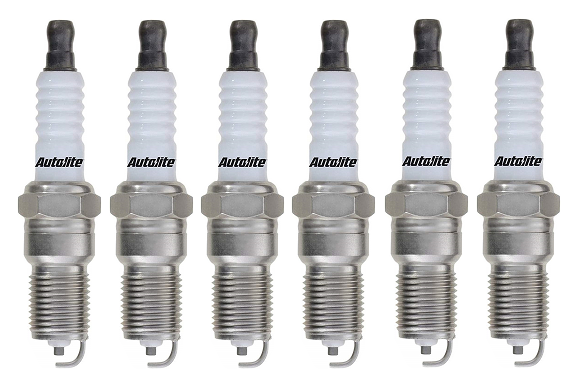 SET OF 6 AUTOLITE SPARK PLUGS TO SUIT DAEWOO KORANDO M2C M162.993 3.2L I6
